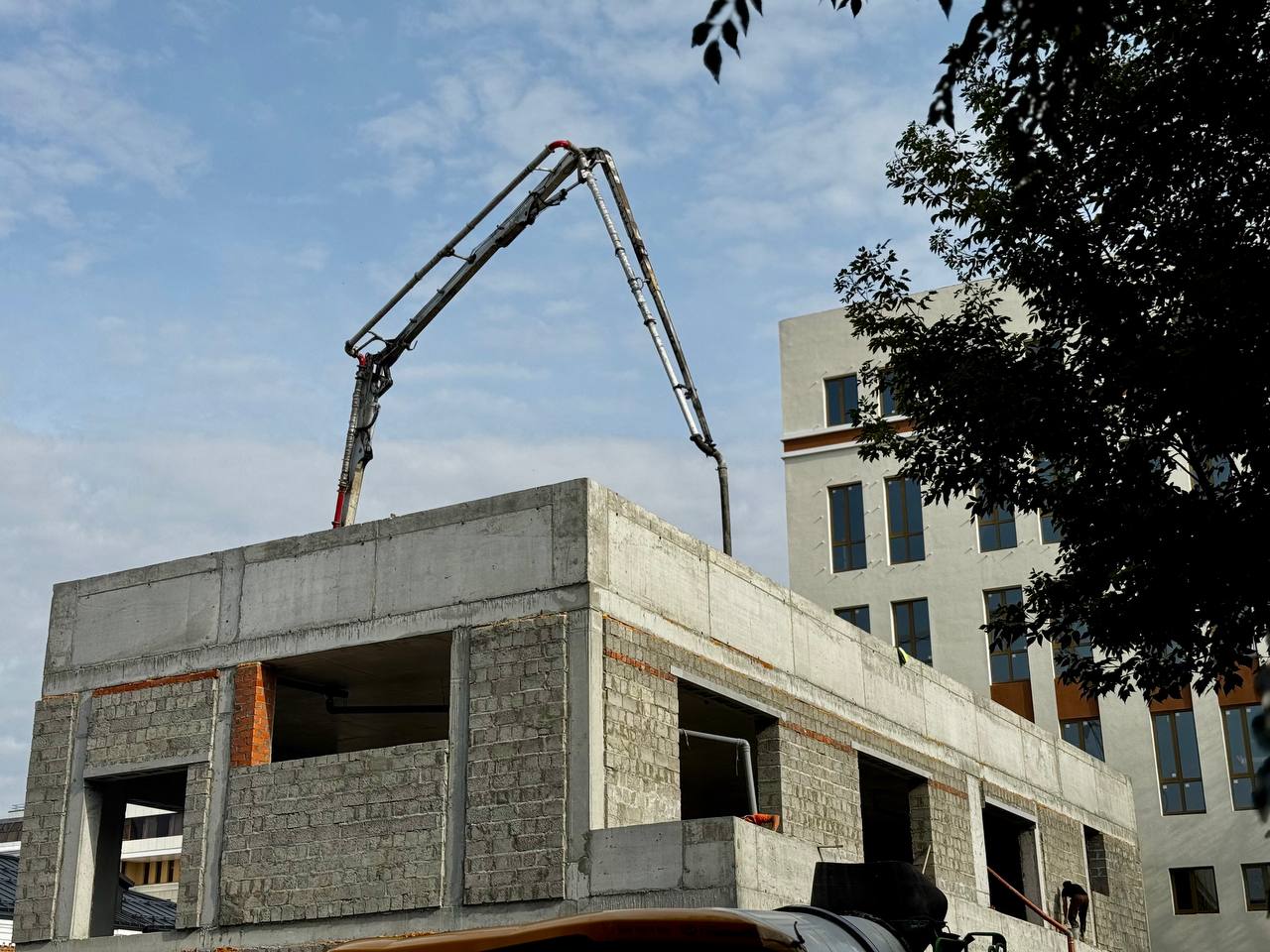 Заливка монолитного железобетонного перекрытия, фото 2